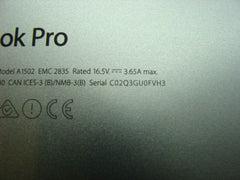 MacBook Pro A1502 2015 MF839LL/A MF840LL/A MF841LL/A Bottom Case 923-00503 Gr A - Tested Computer Laptop Parts