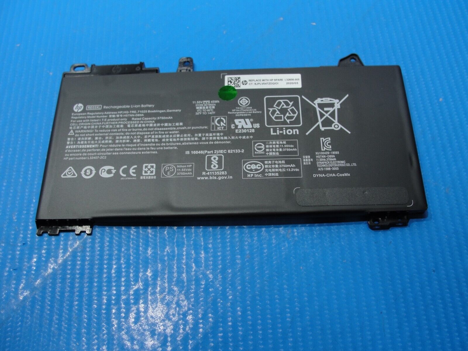 HP ProBook 440 G7 14" Battery 11.55V 45Wh 3750mAh RE03XL L32656-005
