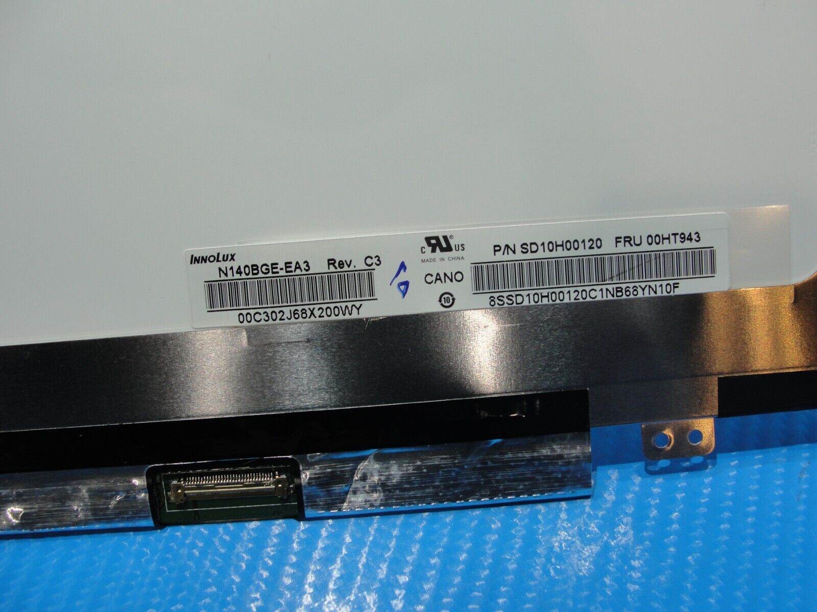 Lenovo ThinkPad 14” E460 Matte HD InnoLux LCD Screen N140BGE-EA3 Rev. C1 Grade A - Tested Computer Laptop Parts