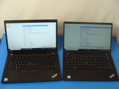 Lot of 2 GR8 Lenovo ThinkPad T490s + X1 Carbon Powerful Grade A Everything Works
