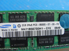 Apple A1286 Samsung 4GB (2x2GB) PC3-8500S SO-DIMM Memory RAM M471B5673DH1-CF8 - Tested Computer Laptop Parts