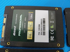 Lot of 4 2.5" Laptop 2x128GB 120GB 180GB Internal SSD Solid State Drive /MIX