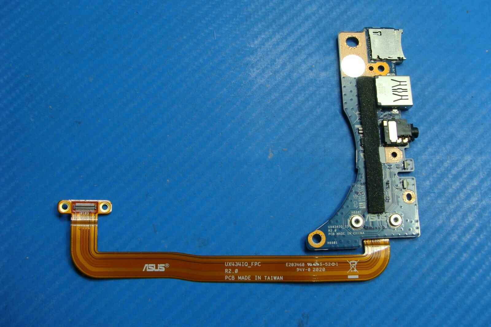 Asus ZenBook Q407I 14" Genuine USB Audio SD Card Board w/Cable UX434IQ_IO 