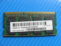 HP m6-w010dx So-Dimm Micron 8GB 2Rx8 Memory RAM PC3L-12800S MT16KTF1G64HZ-1G6E1 - Tested Computer Laptop Parts