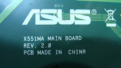 Asus 15.6" X551mav-eb01-b Intel Celeron N2840 Motherboard 31XJCMB01T0 AS IS GLP* ASUS