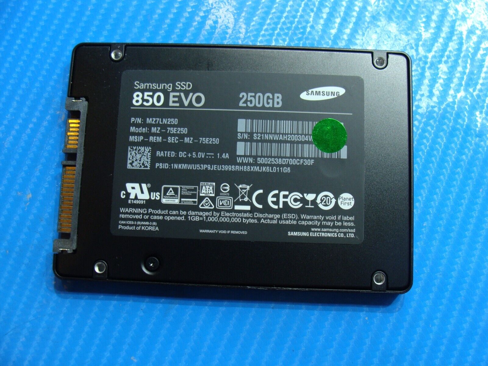 Lenovo X260 Samsung 250GB SATA 2.5