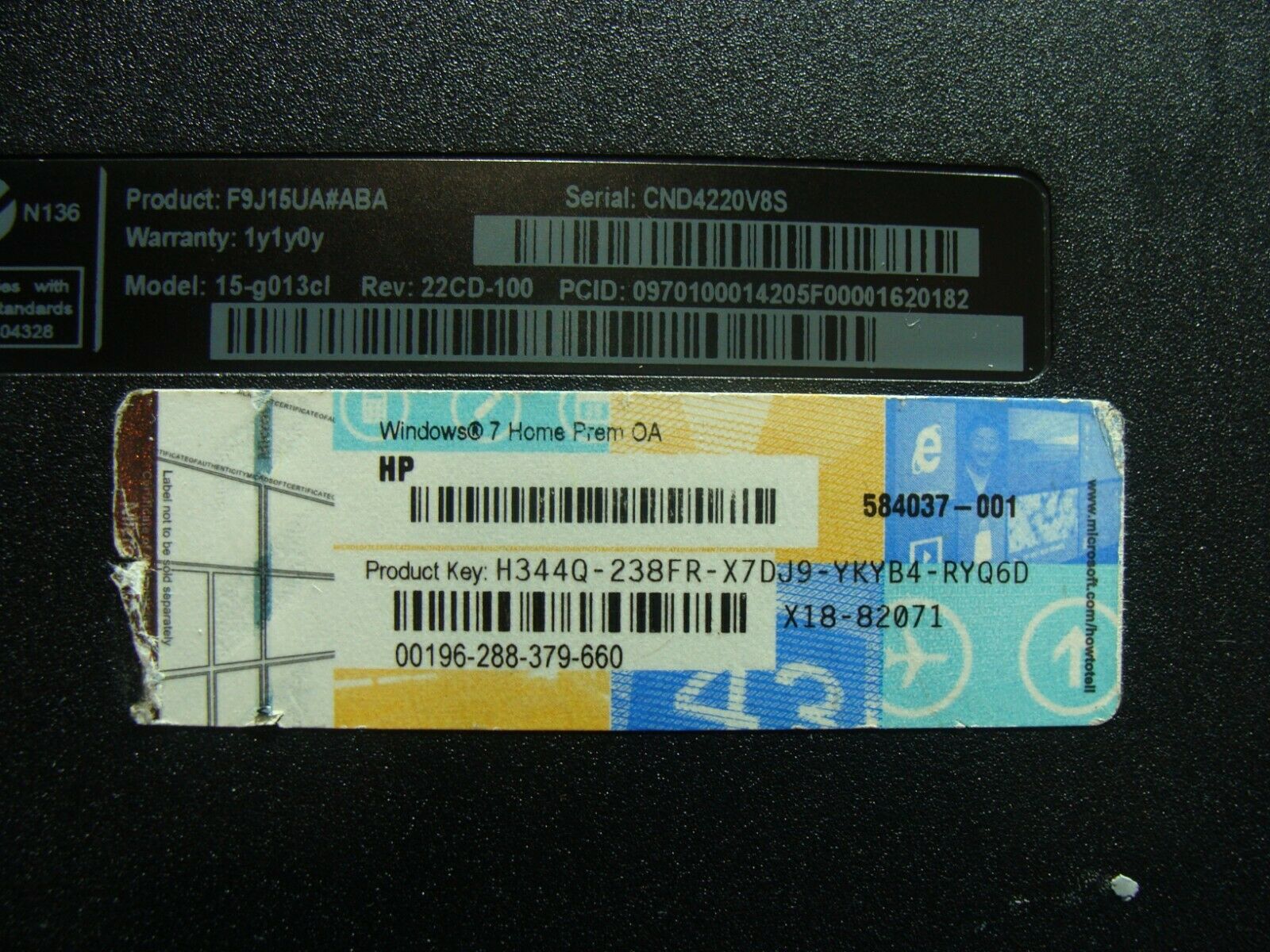 HP 15-g013cl 15.6