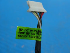 HP Notebook 15-ac163nr 15.6" Genuine DC IN Power Jack w/Cable 799736-Y57 - Laptop Parts - Buy Authentic Computer Parts - Top Seller Ebay