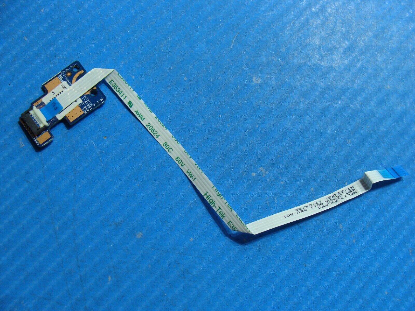 HP 17.3” 17-bs020nr Genuine Laptop Power Button Board w/Cable 448.0C702.0011 - Tested Computer Laptop Parts