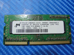 MacBook A1286 Micron 1GB 1Rx8 PC3-8500S SO-DIMM Memory RAM MT8JSF12864HZ-1G1D1 - Tested Computer Laptop Parts