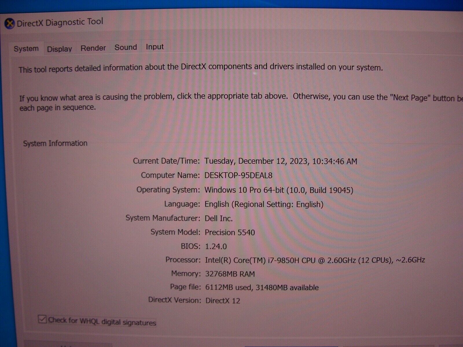 A+ 4k UHD Touch Dell Precision 5540 15.6
