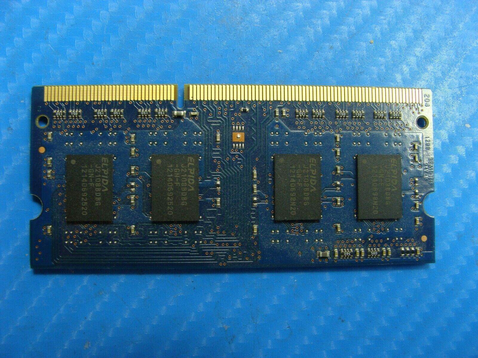 MacBook Pro A1278 SODIMM Elpida 2GB Memory PC3-12800S-11-10-B2 EBJ20UF8BDU0-GN-F - Tested Computer Laptop Parts