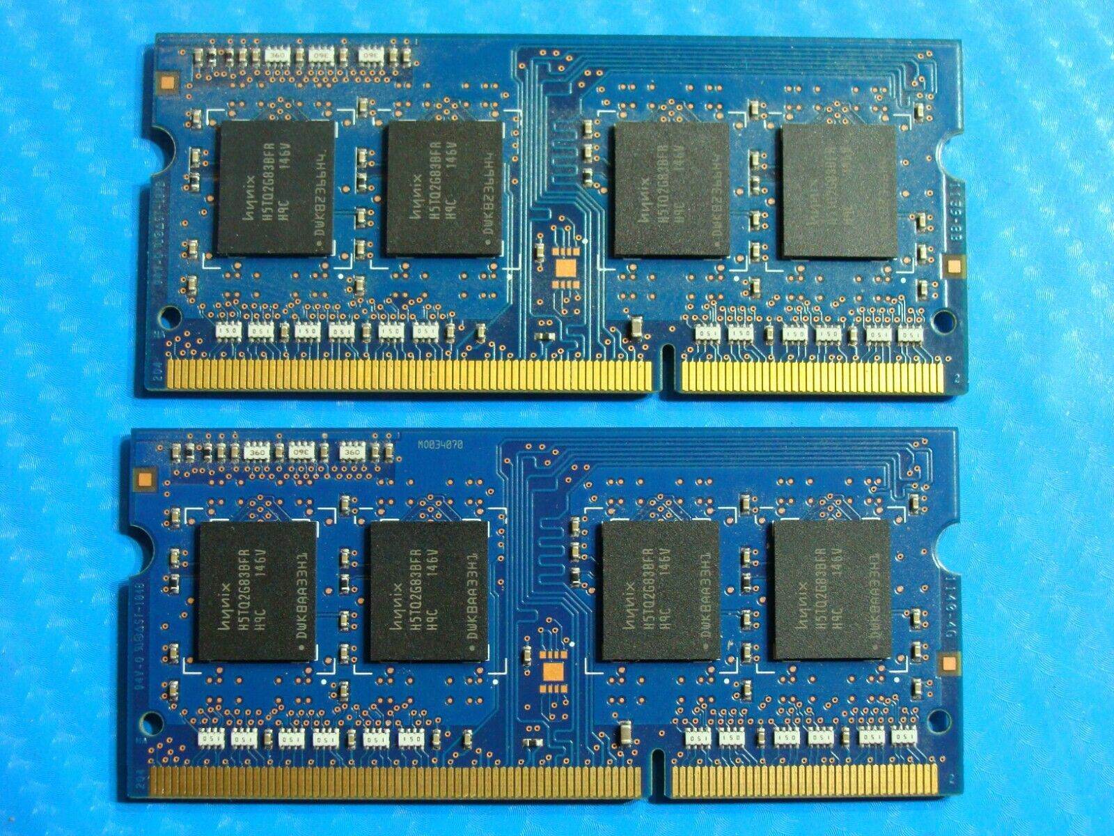 MacBook Pro A1278 Hynix 2x 2GB PC3-10600S RAM Memory SO-DIMM HMT325S6BFR8C-H9 - Tested Computer Laptop Parts
