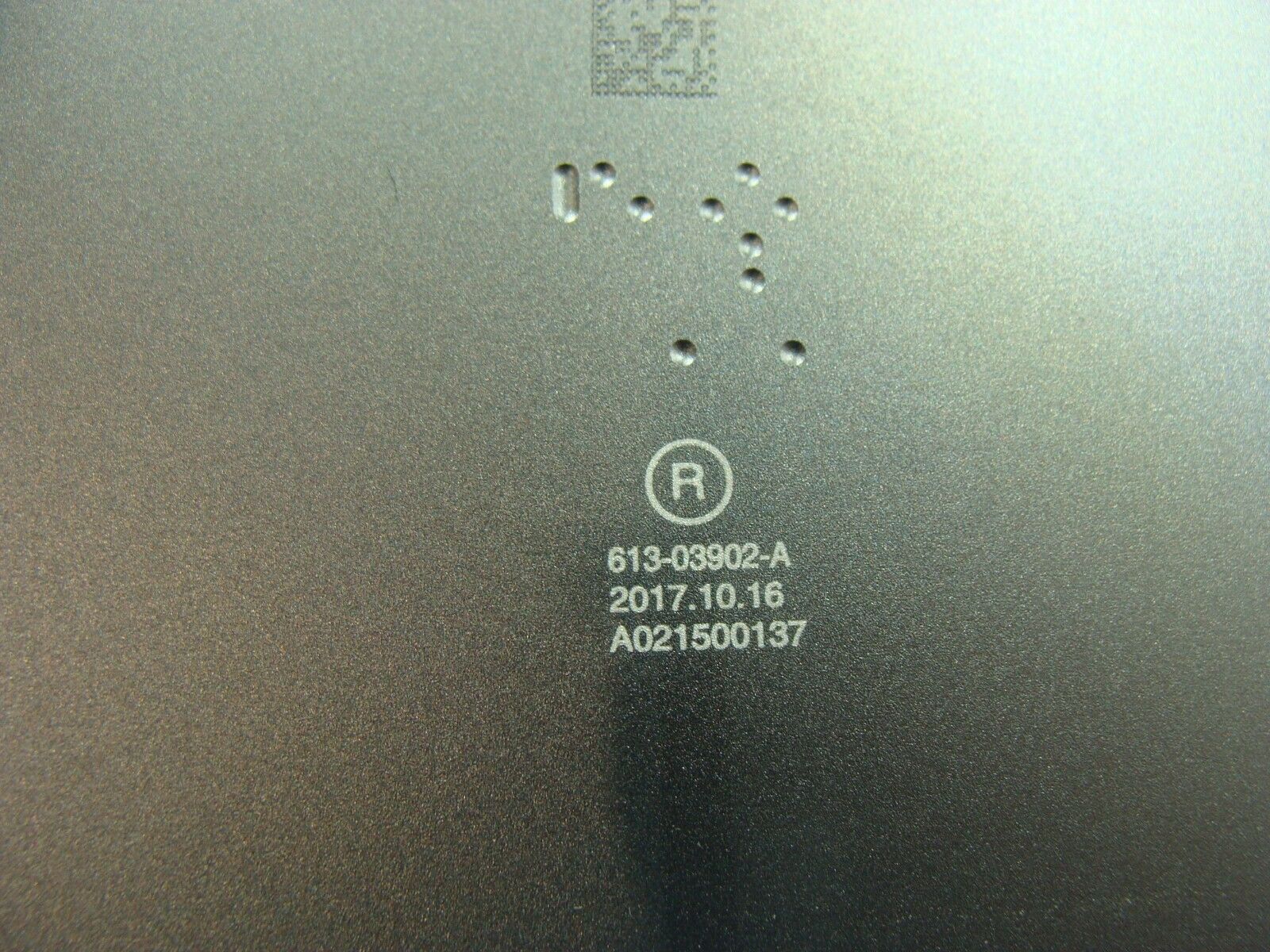 MacBook Pro A1707 15 Mid 2017 MPTR2LL/A OEM Bottom Case Space Gray 923-01789