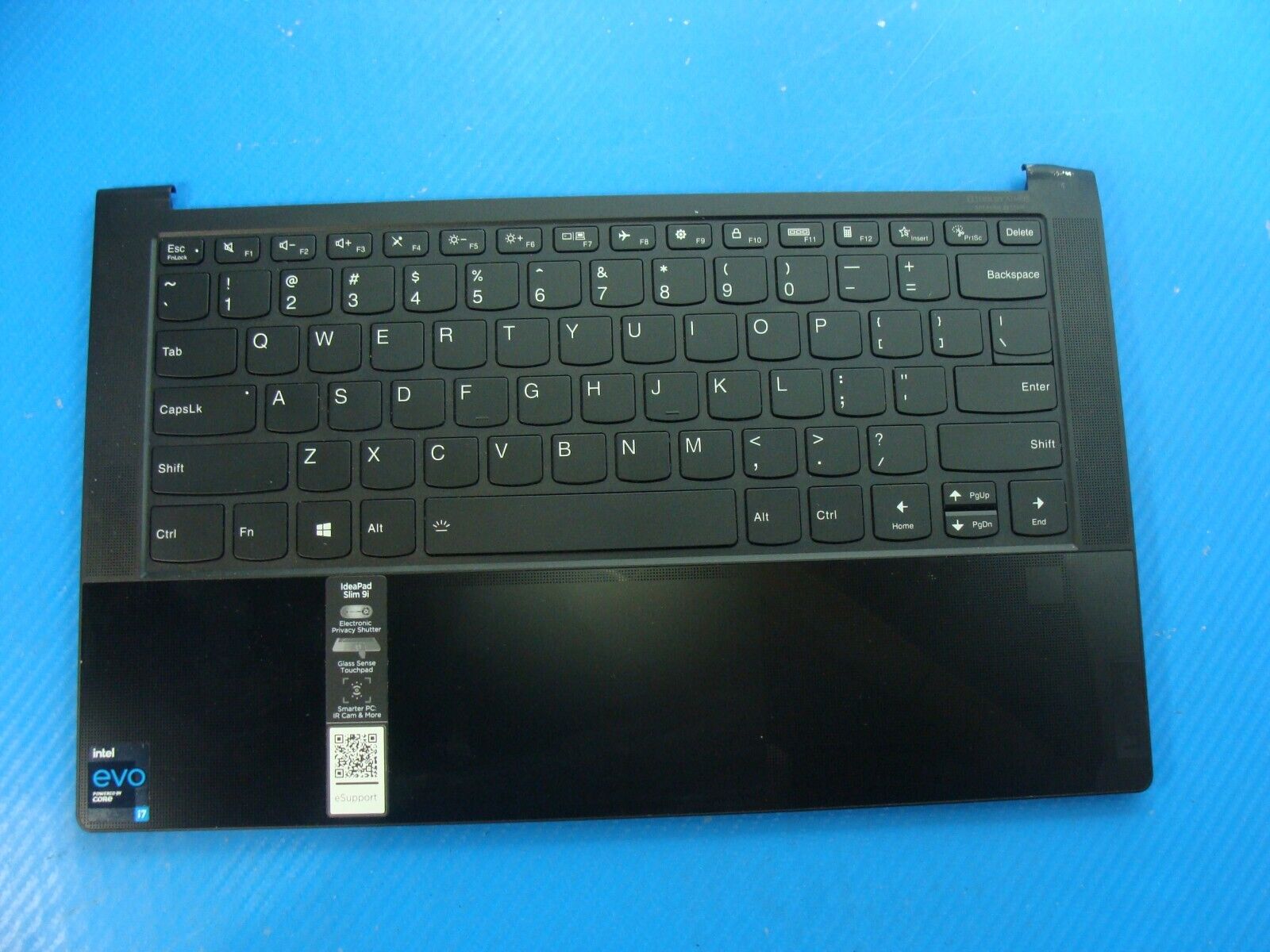Lenovo IdeaPad Slim 9 14ITL5 14" Palmrest w/Touchpad Keyboard AM1SM000600 Read