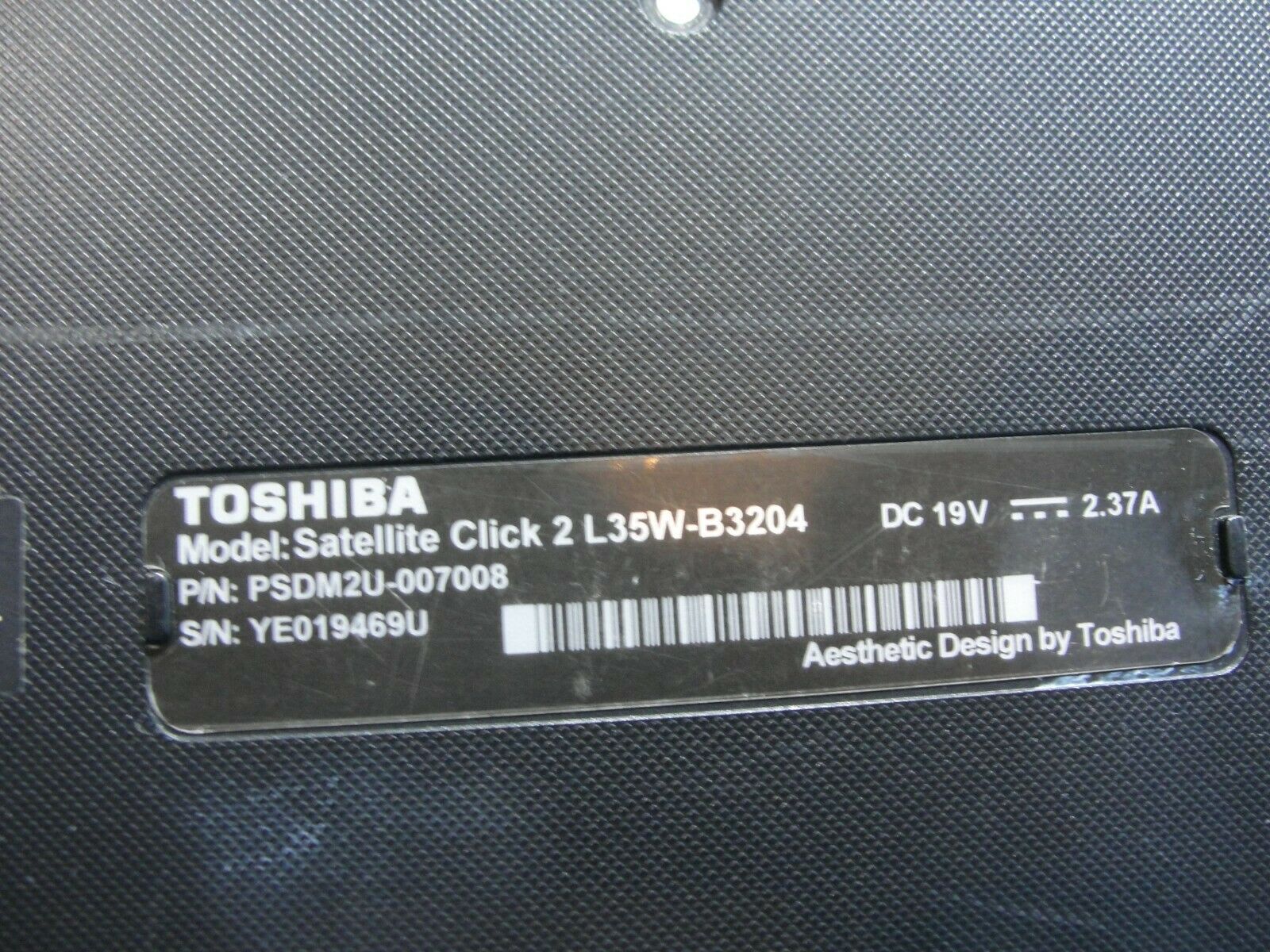 Toshiba Satellite Click 2 L35W-B3204 13.3