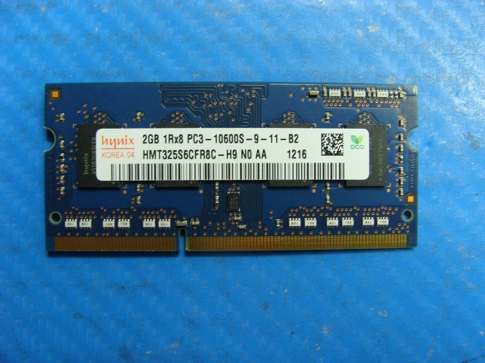 Acer V5-571-6891 Hynix 2GB 1Rx8 PC3-10600S SO-DIMM Memory RAM HMT325S6CFR8C-H9 - Tested Computer Laptop Parts