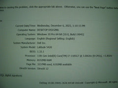 WWAN Ready 1 YR WRTY 14" FHD Dell Latitude 5420 i7-1185G7 4.8GHz 8GB 512GB SSD