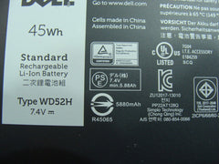 Dell Latitude 12.5" E7240 Genuine Laptop Battery 7.4V 45Wh 5880mAh WD52H KWFFN