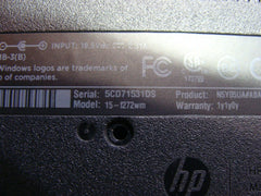 HP 15-f272wm 15.6" Genuine Bottom Case w/Cover Door Speakers EAU96002010 #1 HP