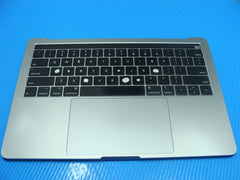 MacBook Pro A1989 13" 2019 MV962LL/A Top Case Palmrest w/Battery Gray 661-10040
