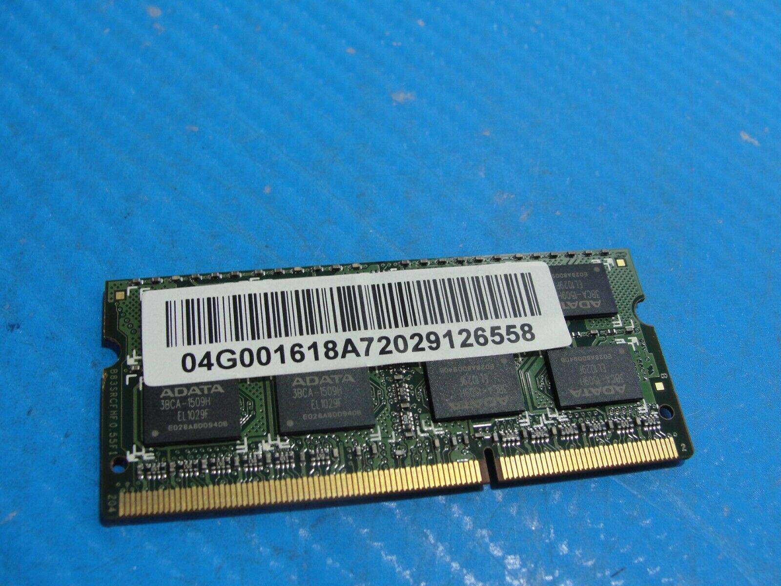 Asus G73JW ADATA 2GB 2RX8 Memory RAM SO-DIMM PC3-10600S AD73I1B1672EG - Tested Computer Laptop Parts