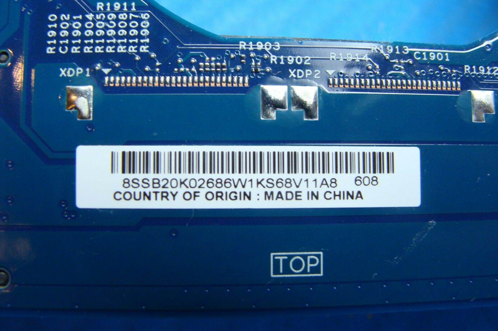 Lenovo ThinkPad X1 Carbon 4th Gen Intel i7-6600U 2.6GHz 8Gb Motherboard 01AX808 - Tested Computer Laptop Parts