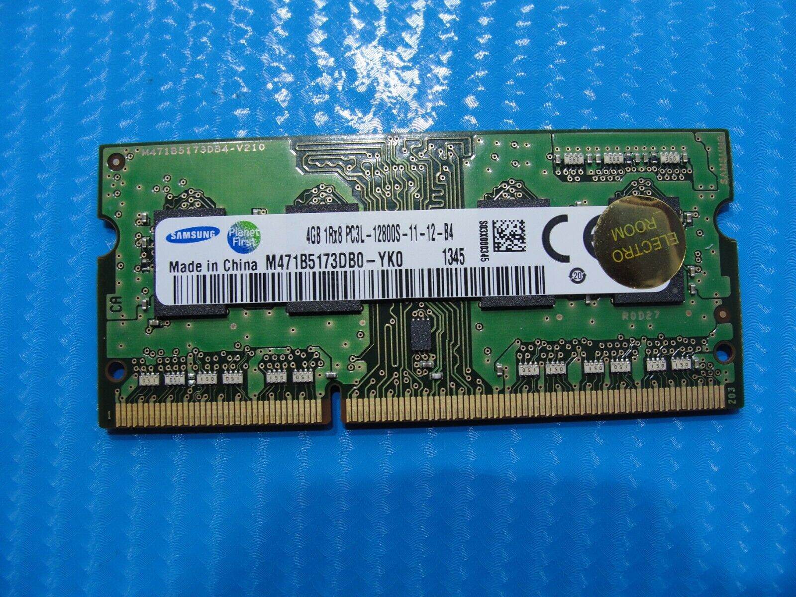 Dell 2020 Samsung 4Gb Memory Ram So-Dimm PC3L-12800S M471B5173DB0-YK0 - Tested Computer Laptop Parts