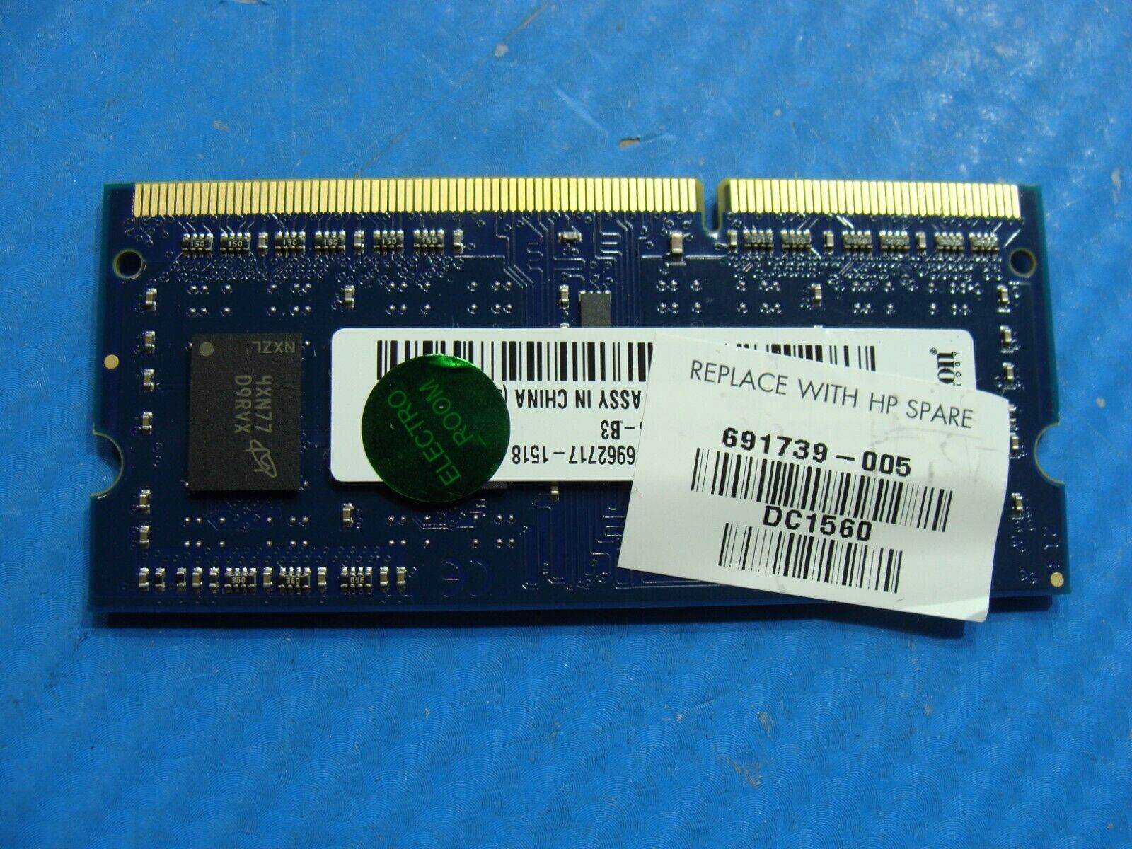 HP 17-g015dx Kingston 2GB SO-DIMM Memory RAM 691739-005 - Tested Computer Laptop Parts