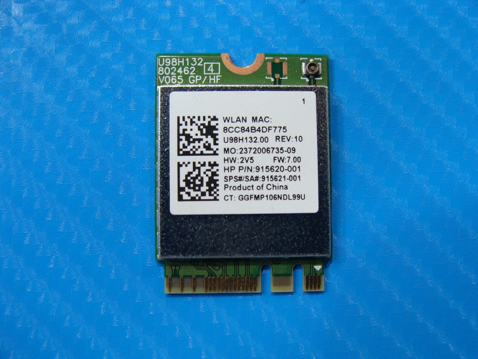 HP 15-dy1031wm 15.6 Genuine Wireless WiFi Card RTL8821CE 915620-001 915621-001