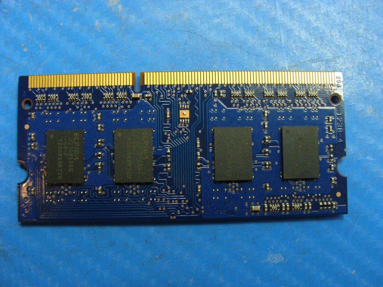 MacBook Pro A1278 Elpida 2GB 1Rx8 Memory RAM SODIMM PC3-12800S EBJ20UF8BDU0-GN-F - Tested Computer Laptop Parts