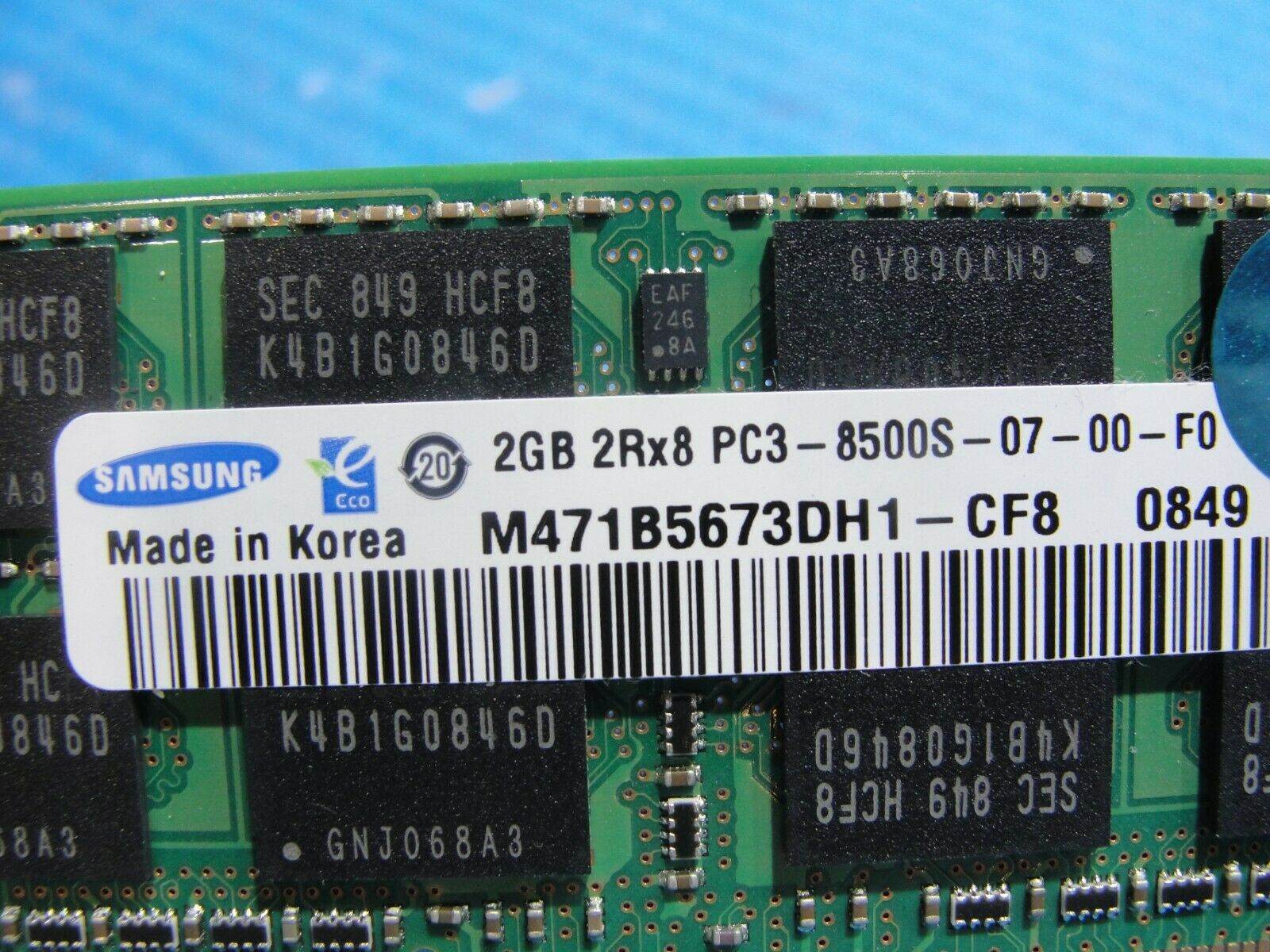 Apple A1286 Samsung 4GB (2x2GB) PC3-8500S SO-DIMM Memory RAM M471B5673DH1-CF8 - Tested Computer Laptop Parts