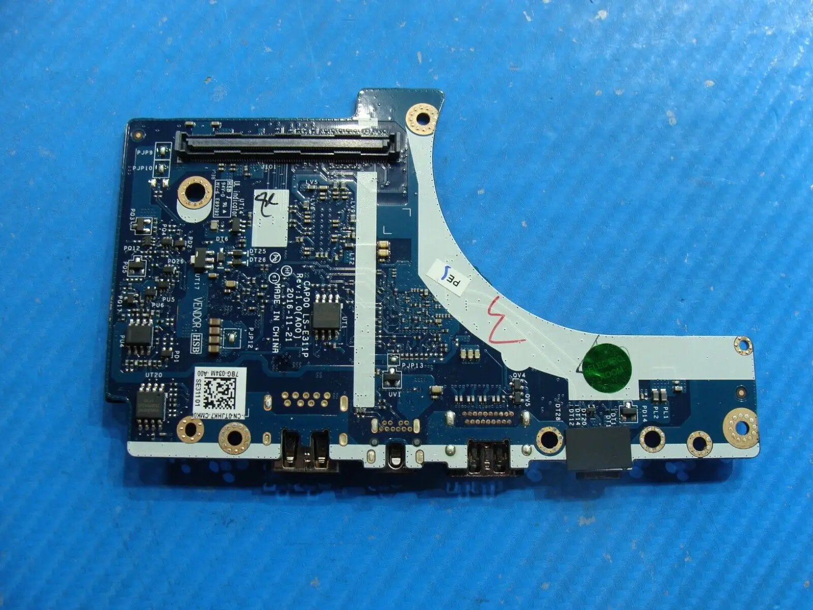 Dell Precision 7520 15.6 Display Port HDMI Thunderbolt USB Board LS-E311P TJHK7