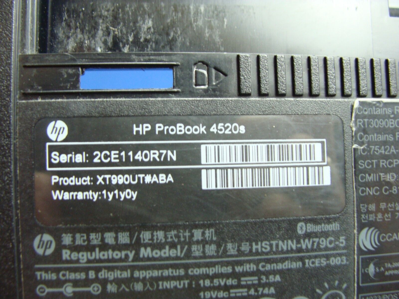 HP ProBook 4520s 15.6