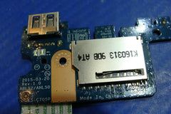 HP 15-af152n 15.6" Genuine Laptop USB Port Card Reader Board w/Cable LS-C705P HP