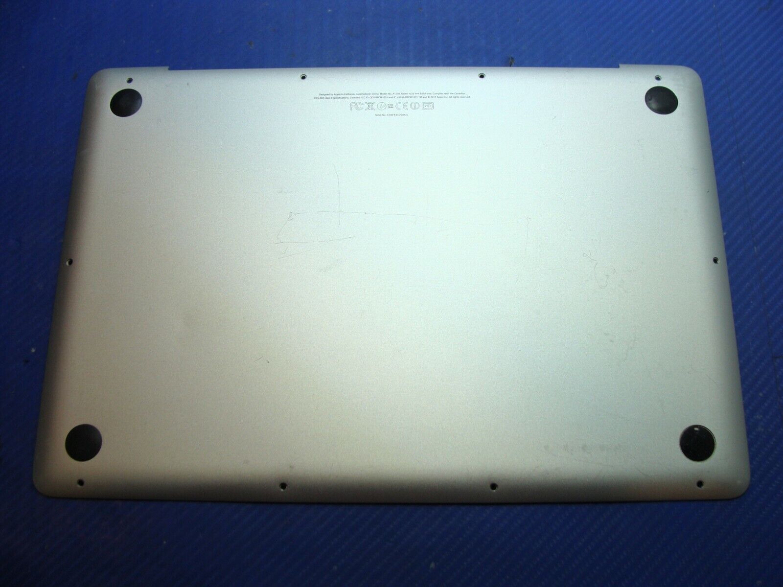 MacBook Pro 13 A1278 Early 2011 MC700LL/A Bottom Case Housing Silver 922-9447