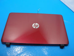 HP 15-f272wm 15.6" Genuine LCD Back Cover w/Front Bezel Red 3BU99TP003