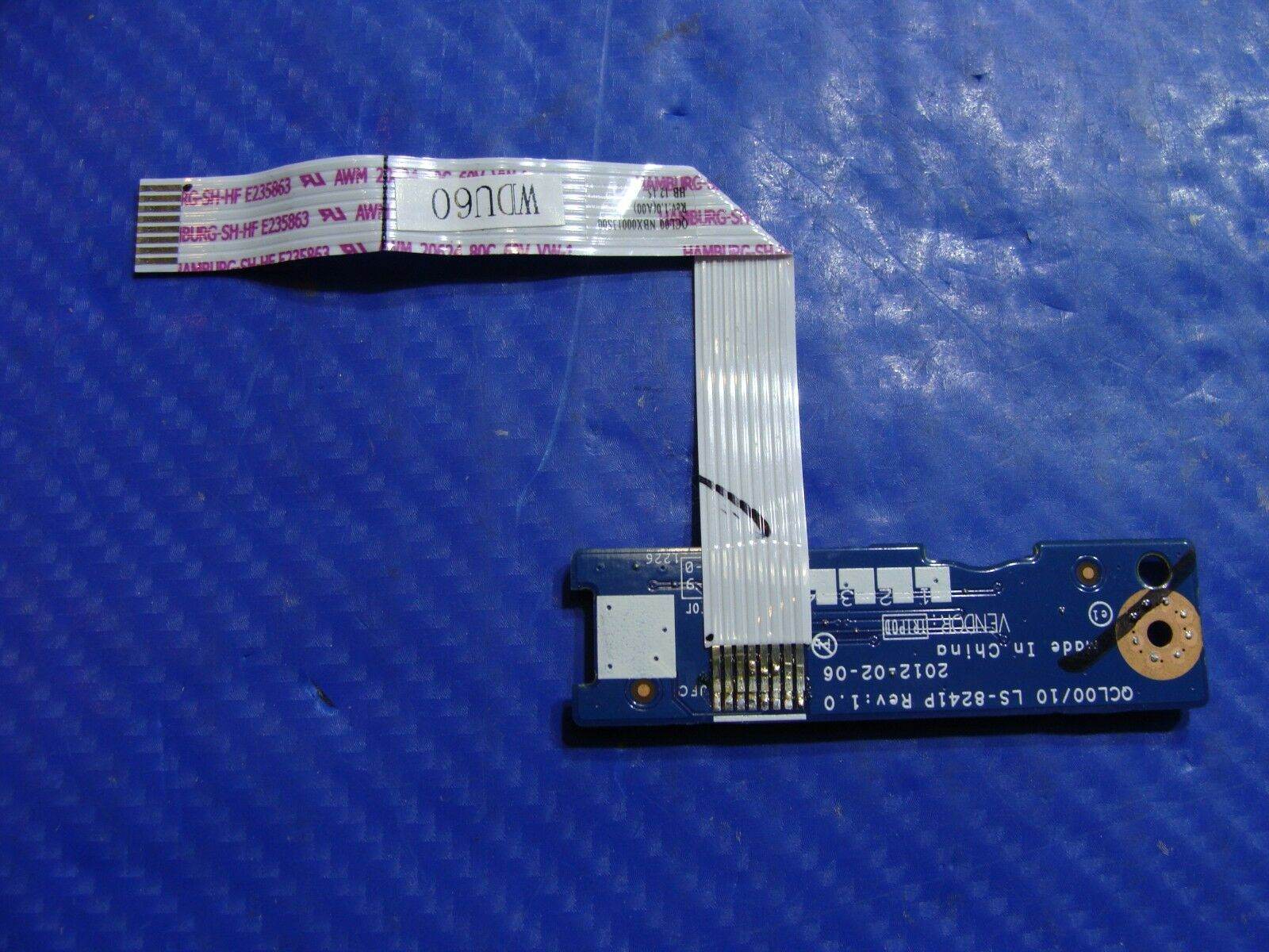 Dell Inspiron 7520 P25F 15.6” OEM Multi Media Button Board w/Cable LS-8241P ER* - Tested Computer Laptop Parts