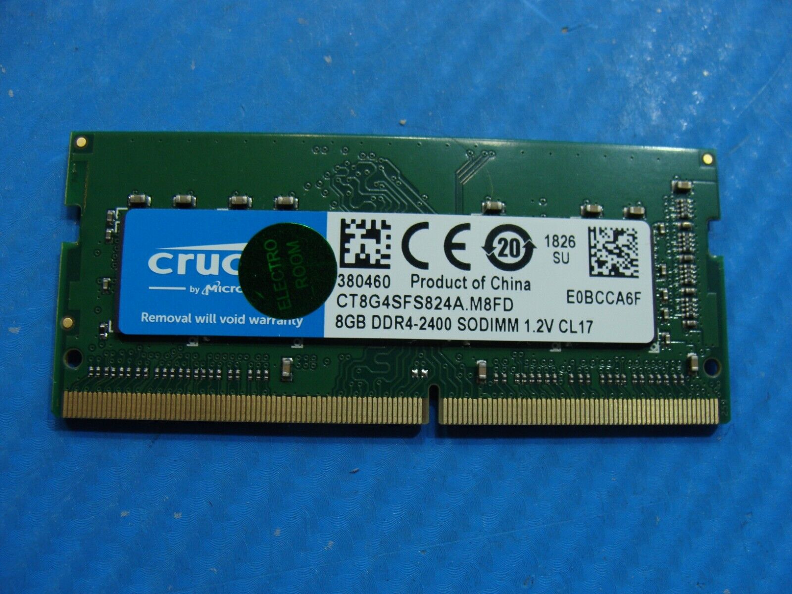 Asus S510UN-MS52 Crucial 8GB DDR4-2400 Memory RAM SO-DIMM CT8G4SFS824A.M8FD
