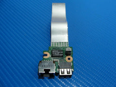 HP Pavilion TS 17-e123cl 17.3" USB LAN Ethernet Port Board w/Cable DA0R65TB6D0 HP