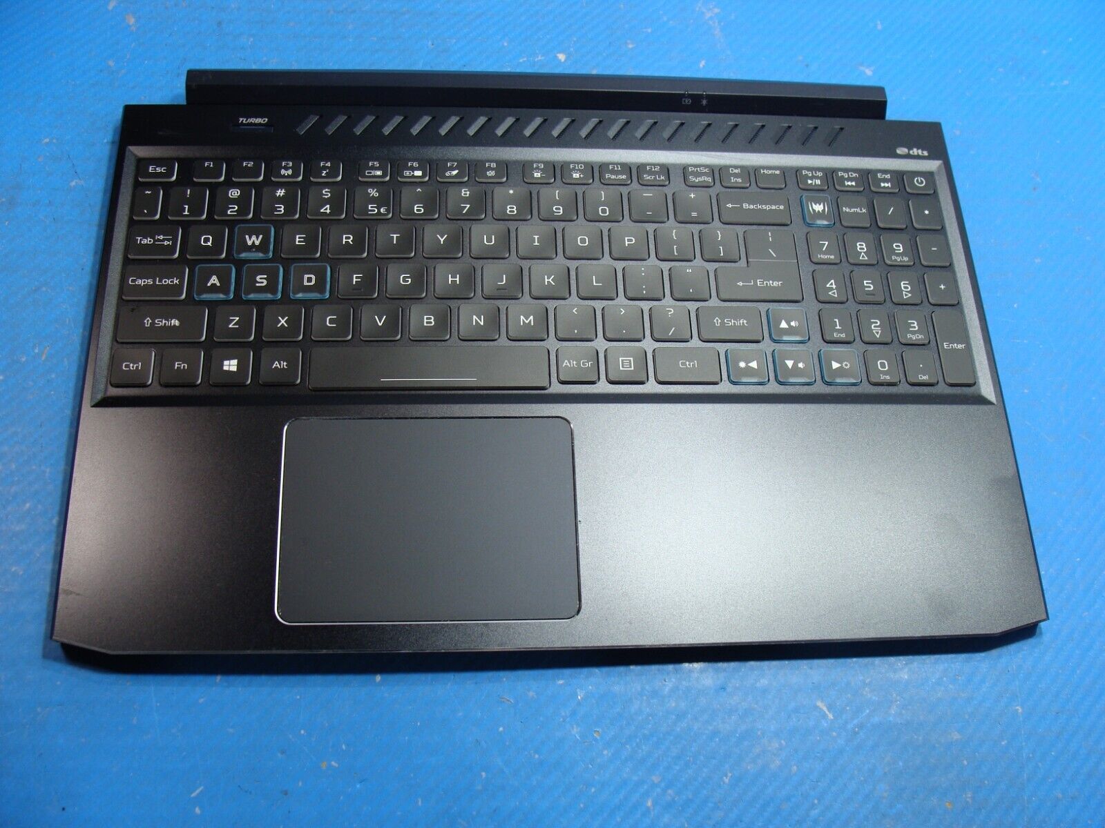 Acer Predator PH315-53-781R 15.6 Palmrest Touchpad Keyboard PK1333H1A00 Grade A