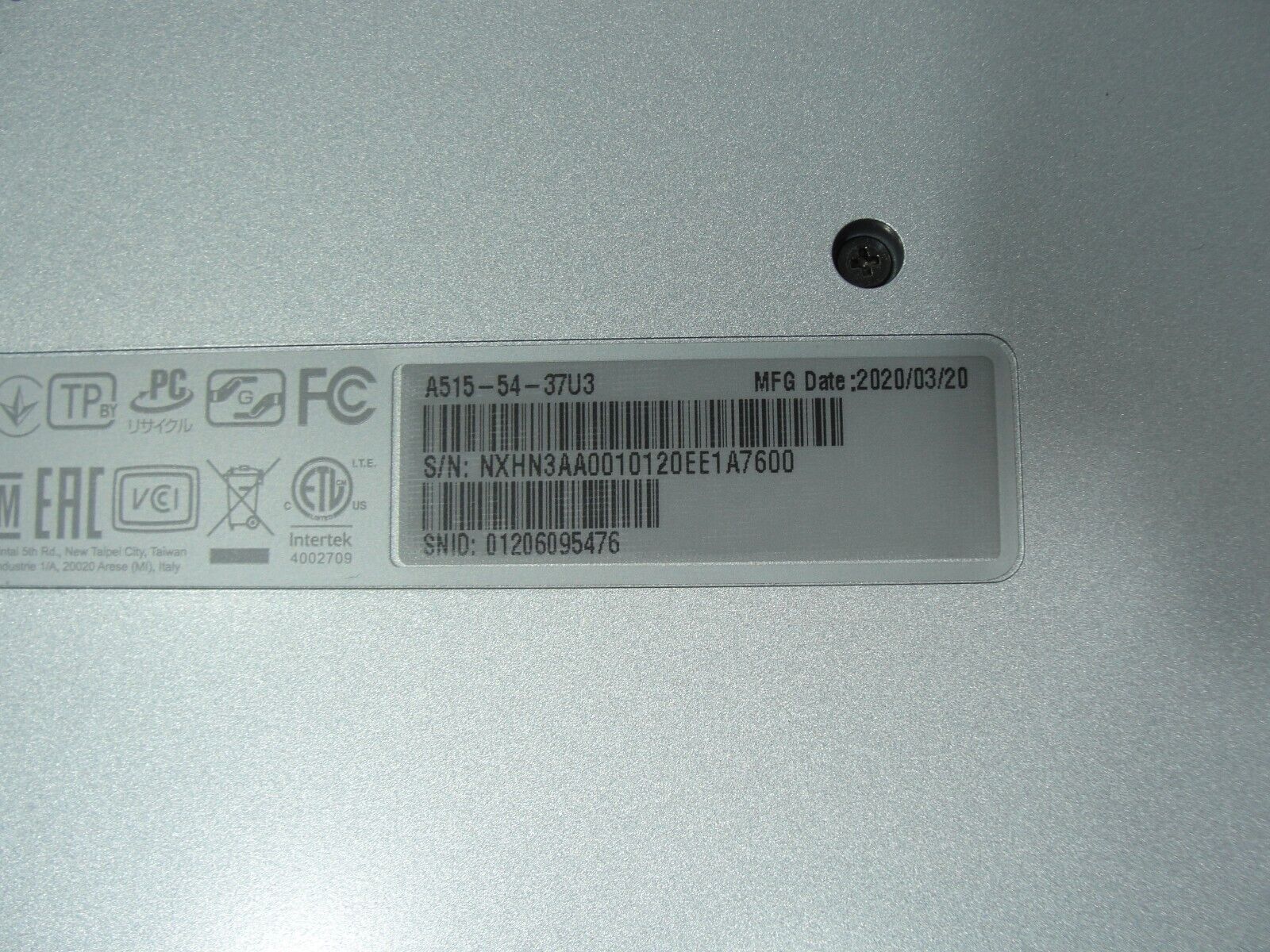 Acer Aspire 5 A515-54 15.6
