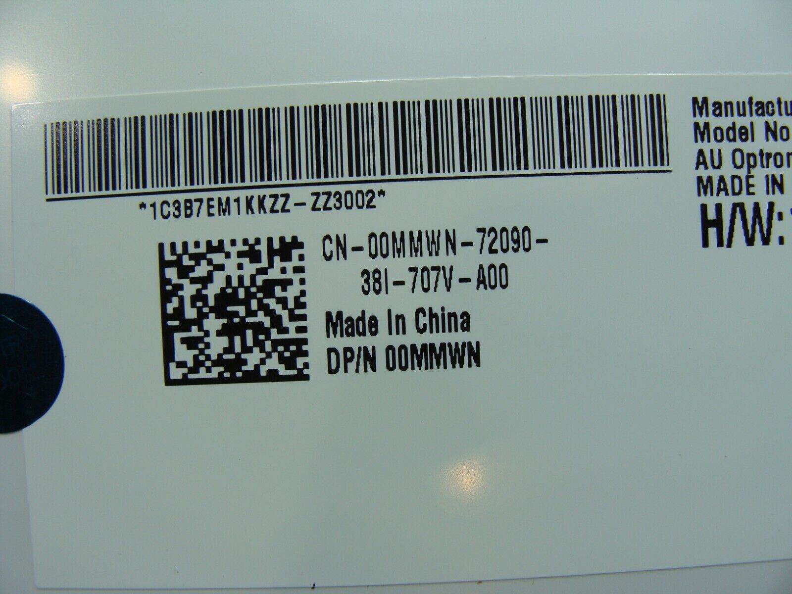 Dell Inspiron 11.6” 3137 Matte HD AU Optronics LCD Touch Screen B116XTN04.0 GrdA - Tested Computer Laptop Parts