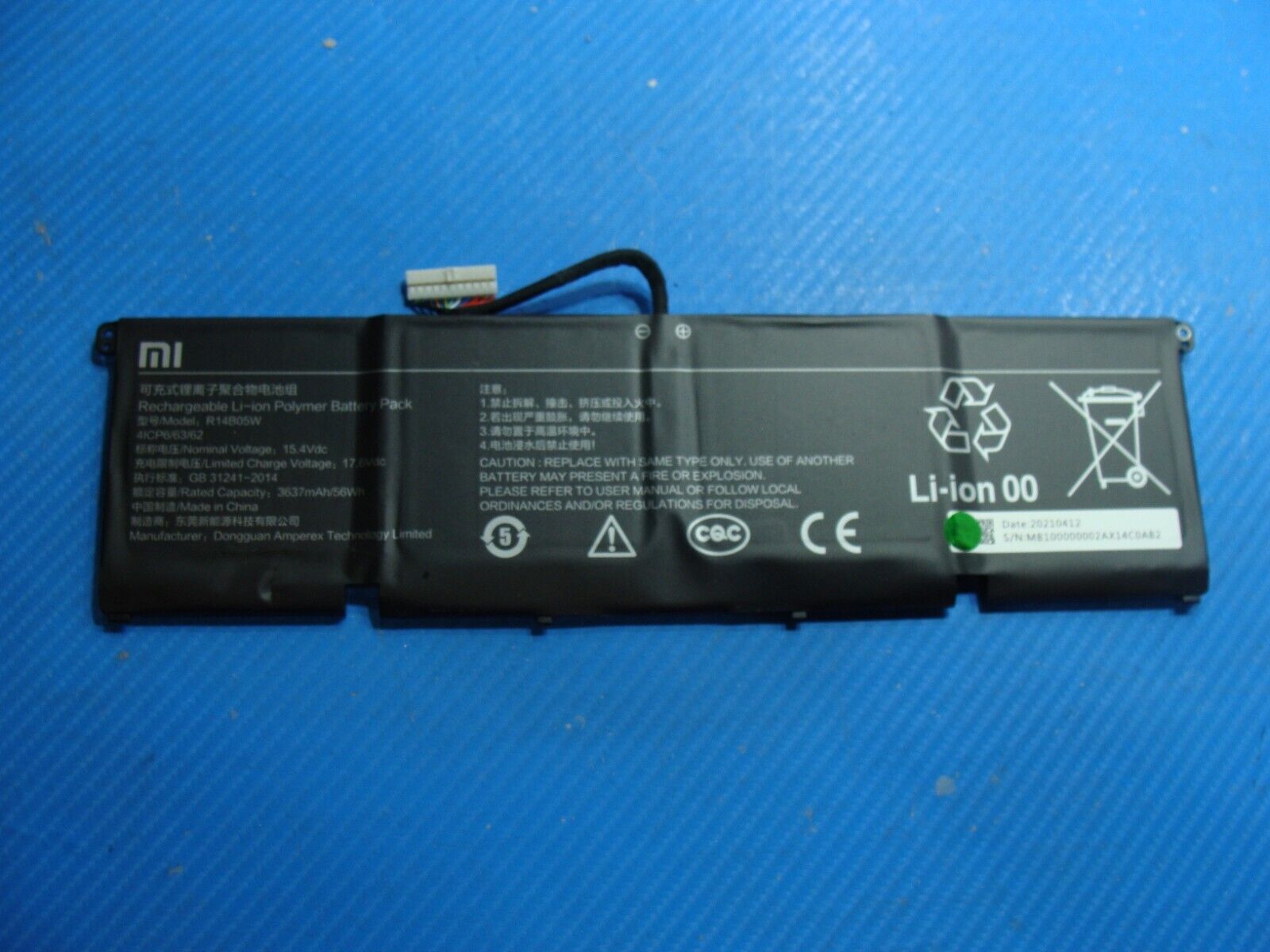 Xiaomi 14" Mi Pro X 14 Genuine Laptop Battery 15.4V 56Wh 3637mAh R14B05W