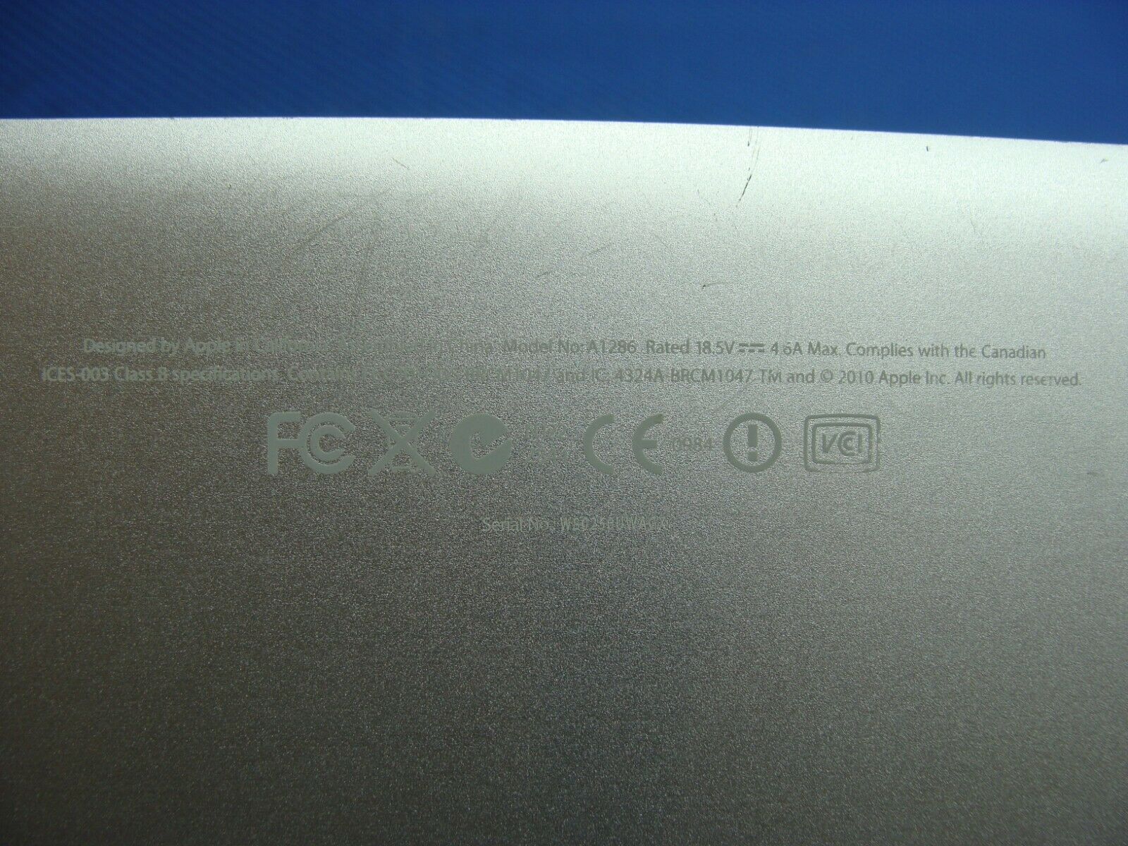 MacBook Pro A1286 MC371LL/A Early 2010 15