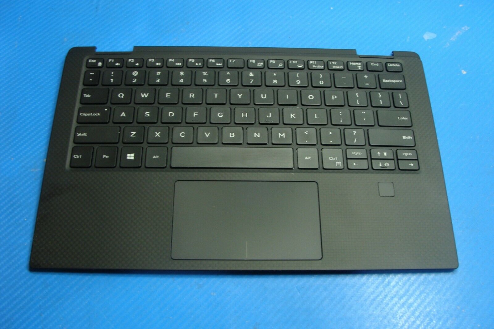 Dell XPS 13.3" 13 9365 Genuine Palmrest w/Touchpad Keyboard 89gd9 wpcf9 