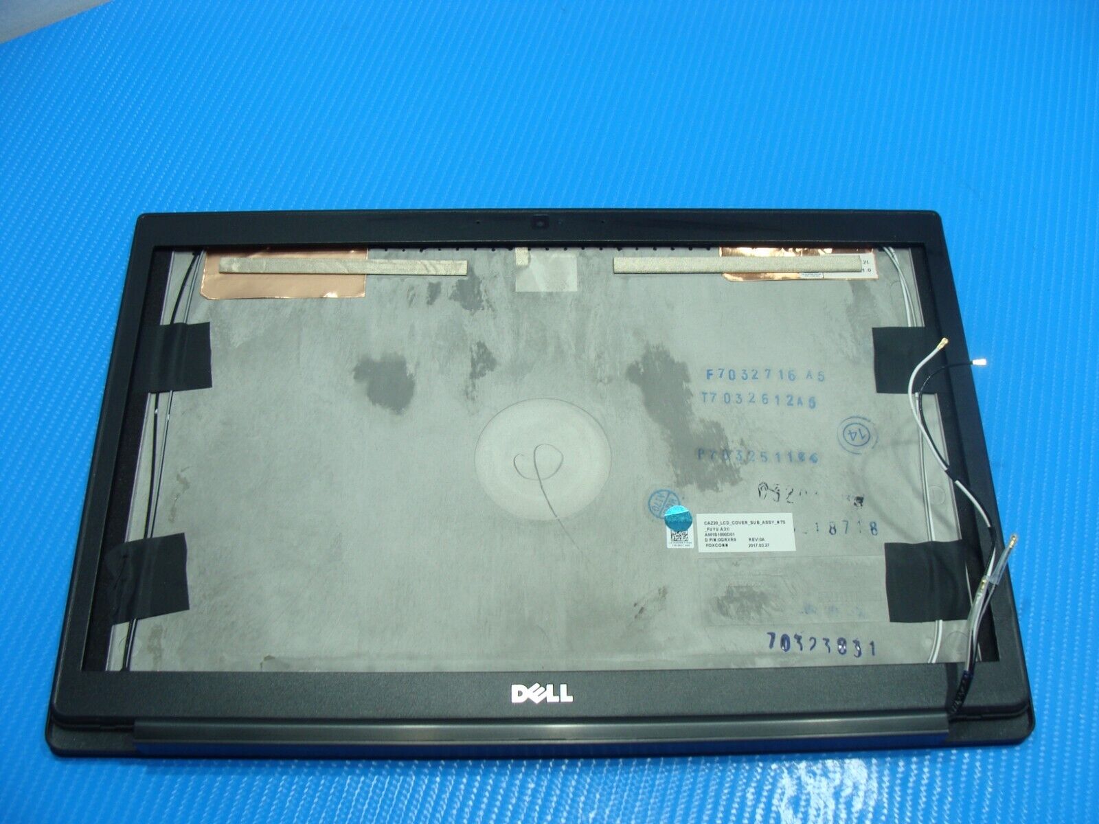 Dell Latitude 7480 14" Genuine LCD Back Cover w/Front Bezel GRXR9