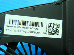 HP Pavilion 15-bc015tx 15.6" CPU Cooling Fan 858970-001 47G35TP103 - Laptop Parts - Buy Authentic Computer Parts - Top Seller Ebay