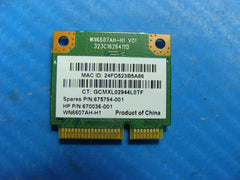 HP 15.6"  15-b142dx OEM Wireless WIFI Card 675794-001 670036-001 AR5B125 HP