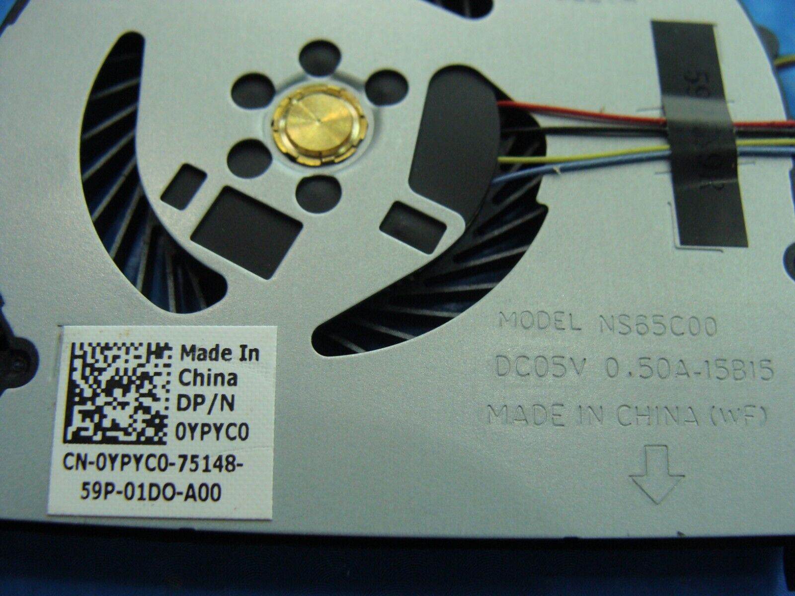 Dell Chromebook 13.3” 13 7310 OEM Laptop CPU Cooling Fan YPYC0 023.10048.0011 - Tested Computer Laptop Parts